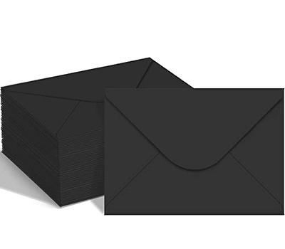 150 Packs of Gift Card Envelopes, Black Mini Envelopes, Gift Card