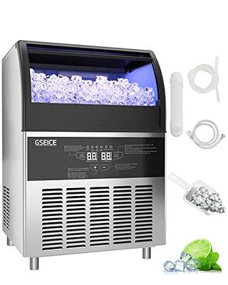 Magic Chef 27 lb Capacity Portable Countertop Ice Maker, Stainless Steel  (Bullet Ice) - Yahoo Shopping