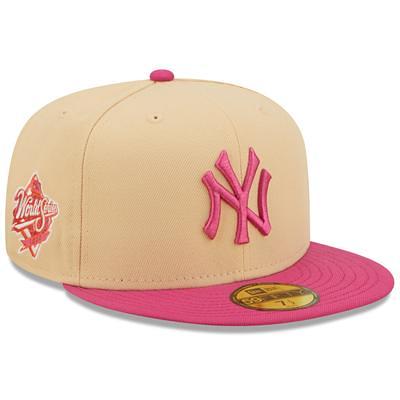 Men's New Era Pink/Green Los Angeles Dodgers Cooperstown Collection 1981 World Series Passion Forest 59FIFTY Fitted Hat 