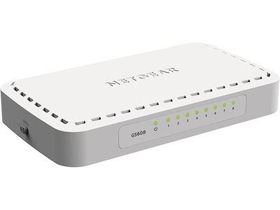 NETGEAR 8-Port Gigabit Ethernet Unmanaged Switch (GS308) - Home Network  Hub, Office Ethernet Splitter, Plug-and-Play, Silent Operation, Desktop or  Wall Mount 