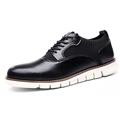 Temeshu Men's Wingtip Lace-Up Dress Shoes Casual Oxford Business Formal  Shoes DS09 : : Clothing, Shoes & Accessories