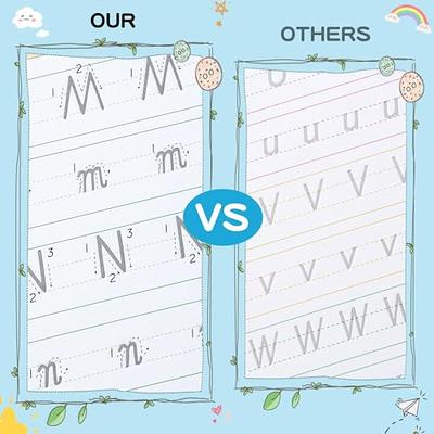 Reusable Grooved Handwriting Book for Kids Age 3-8, Magic Calligraphy  Copybook for Practice