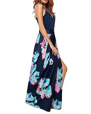 Summer Saving Summer Dresses for Women Beach Empire Waist Flowy Swing A  Line Midi Sun Dresses Short Sleeve V-Neck Leaves Print Knee-Length 2024  Casual