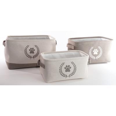 Precious Tails 3 Pack Linen Storage Bins - Precious Tails 3PKPC