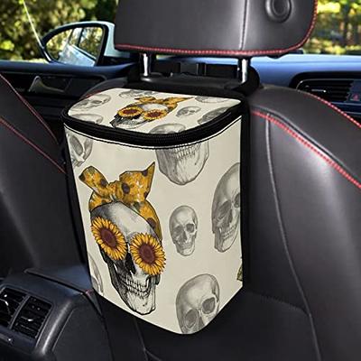  EcoNour Car Trash Can with Lid & Storage Pockets, Waterproof  Garbage Bag for Car with 2.5 Gallons, Hanging Car Organizer with Removable  Inner Can, Multipurpose Bag