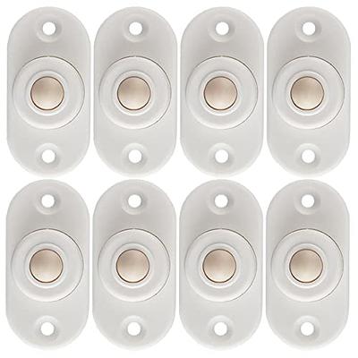 Mini Caster Wheels 8 Pcs, NOVWANG Appliance Rollers Stainless Steel  Quadruple Bead Self Adhesive Caster Wheels Sturdy Sticky Swivel Pulleys  Universal