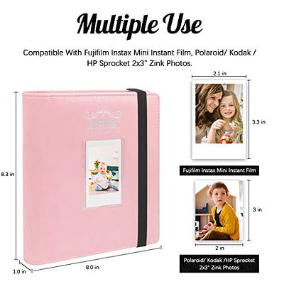 288 Vertical Photos for Instax Mini Photo Album, Front Window,for Polaroid  Book Album 2x3 Compatible with Fujifilm Instax Mini 12 11 9 8 40 Film