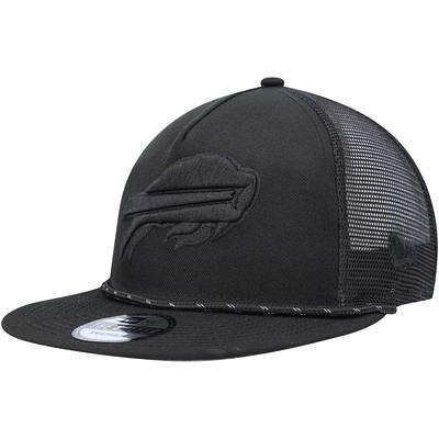 Men's Buffalo Bills New Era Black Ink Dye 2022 Sideline 9FIFTY Snapback Hat