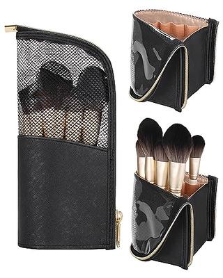 11pcs Travel Mini Makeup Brushes Set Gifts for Women Girls Teens with Mirror