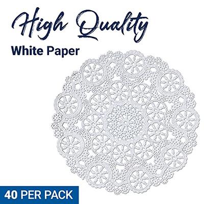 Royal Lace Fine Quality Paper Products, Medallion Lace Round Paper Doilies,  4-Inch, White, 1 Piece, Pack of 40 each - Yahoo Shopping