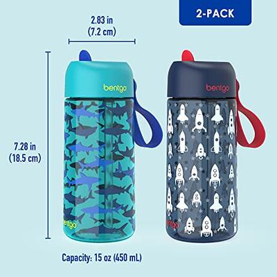 Baby Shark Tumblers 2pk Water Bottles Sippy Cup Snap Top BPA-FREE