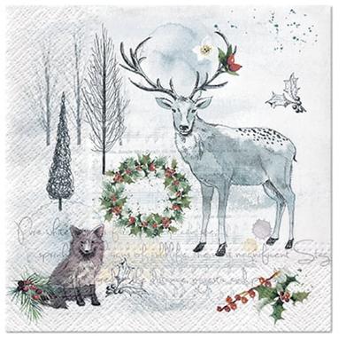 Decoupage Napkins Christmas, Christmas Paper Napkins, For Decoupage,  Animals, Two Luncheon - Yahoo Shopping