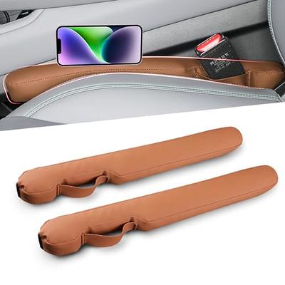 MBERFITU Car Seat Gap Filler, 2 Pack Leather Fill The Gap Between