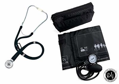 EMI Pediatric Aneroid Sphygmomanometer Manual Blood Pressure Monitor with  Child Sized Cuff (Fits arms Size: 18.4 cm to 26.7 cm) and Carrying Case