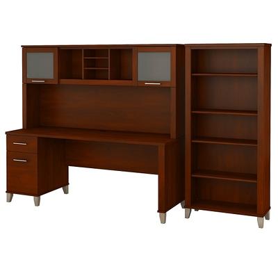 Bush Furniture Somerset 5 Shelf Bookcase Hansen Cherry