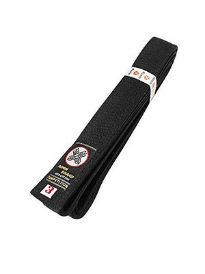 Mooto Korea Taekwondo DO Black Belt Width 5cm Double Wrap MMA