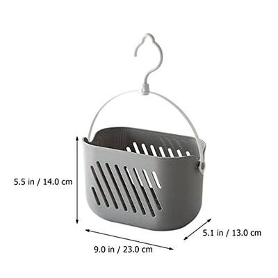 Plastic Hanging Shower Caddy Basket,Connecting Organizer Storage  Basket,with Hook