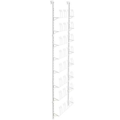 48 in. H 48-Pair White Plastic Shoe Rack shoes-206 - The Home Depot