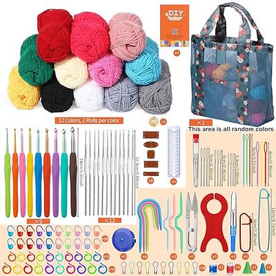 QZLKNIT Crochet Kit for Beginners Adults and Kids, 50PCS Crochet Set,  Crochet Starter Kit for Beginners Adults with Yarn, Crochet Hooks and Other  Crochet Accessories - Yahoo Shopping