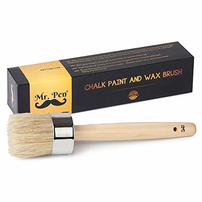 Foam Paint Brush, Mister Rui-polyester Foam Paint Brushes 1 inch, Foam Brushes Set Wood Handle, 1 inch 24 Pieces, for Painting and Cleaning