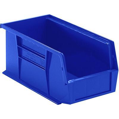 Quantum 22 1/2 x 17 1/2 x 3 Heavy-Duty Blue Dividable Container