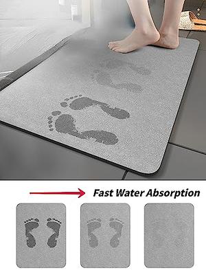 JAYLUN Super Absorbent Bath Mat, Quick Dry Bath Mat Thin Rugs