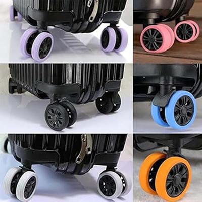 8PCS/Set Silicone Suitcase Wheels Protection Cover Travel Luggage  Accessories