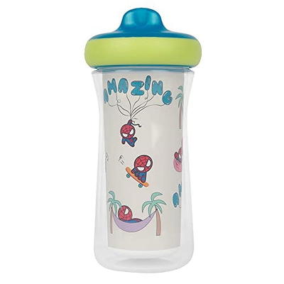 Baby Sippy Cup with Handle,Soft Silicone Spout Spill Free,Baby Training  Drinking Cup,Toddler Duckbill Cup,9 Ounce
