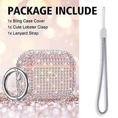 Case for Airpods Pro 2nd Generation - VISOOM Airpods Pro 2 Cases Cover  Women 2022 Silicone iPod Pro 2 Earbuds Wireless Charging Cases Girl Bling