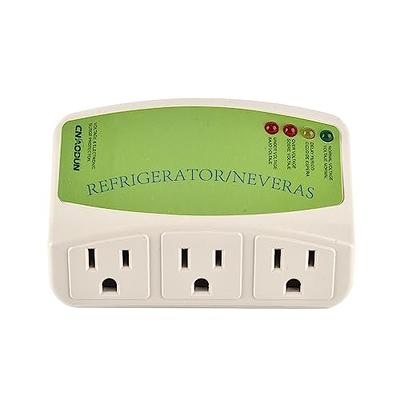 CNAODUN Refrigerator Surge Protector Home Appliance,3 Outlet Power