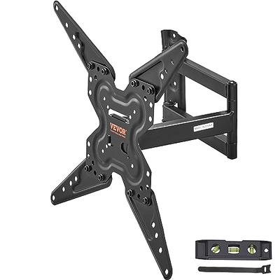 VEVOR Full Motion TV Mount Fits for Most 37-90 inch TVs, Swivel Tilt  Horizontal Adjustment TV Wall Mount Bracket with 4 Articulating Arms, Max  VESA