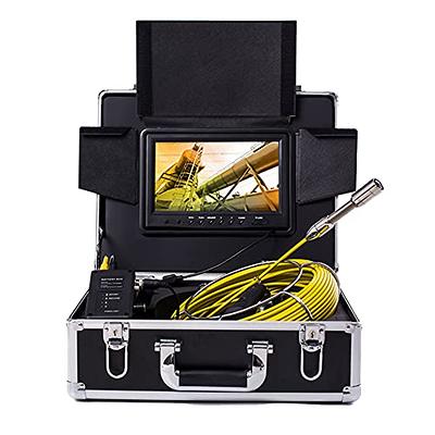  Pipe Pipeline Inspection Camera, Drain Sewer Industrial  Endoscope HBUDS Waterproof IP68 Snake Video System with 7 Inch LCD Monitor  1000TVL Camera : Industrial & Scientific