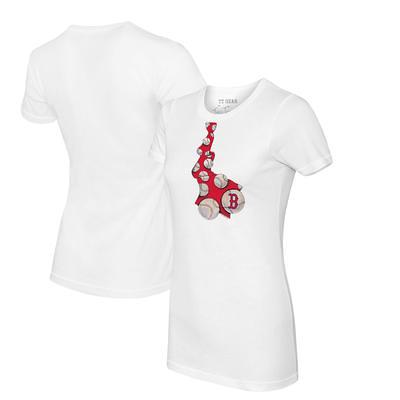 Boston Red Sox Tiny Turnip Women's Slugger T-Shirt - White