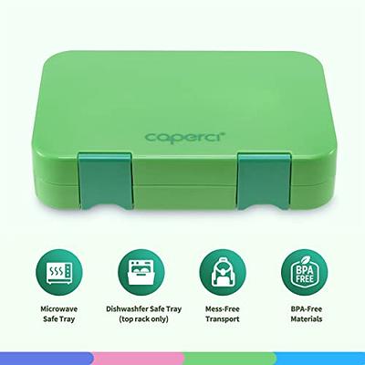 Caperci Versatile Kids Bento Lunch Box - Leakproof 6-Compartment Children's  Lunch Container with Removable Compartment - Ideal Portions for Ages 3 to  7, BPA-Free Materials (Green) - Yahoo Shopping