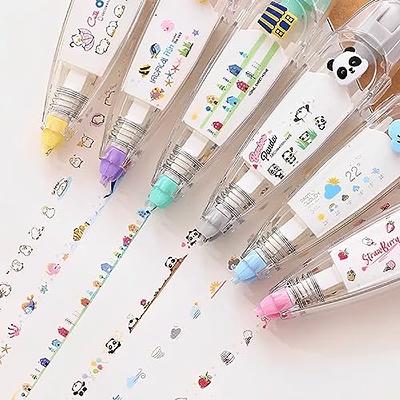 Press Type Lace Trim Correction Tape Cute Animal Cartoon