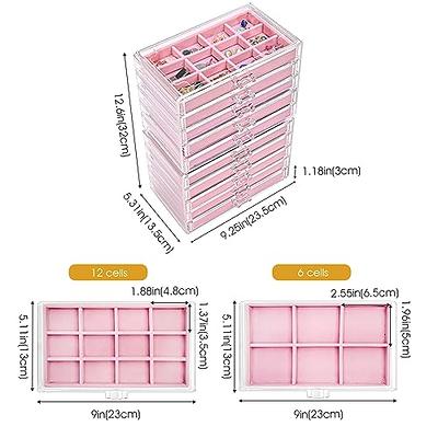 Portable Pink Jewelry Box With Drawer Ideal For Rings, Earrings, Necklaces  And More Convenient Storage Handle Bags From Goodhopes, $1.57