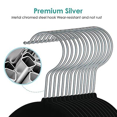 Premium Metal Coat Hangers - Silver