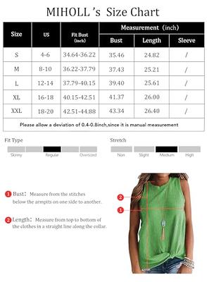 Womens Casual Tops Sleeveless Cute Twist Knot Waffle Knit Shirts