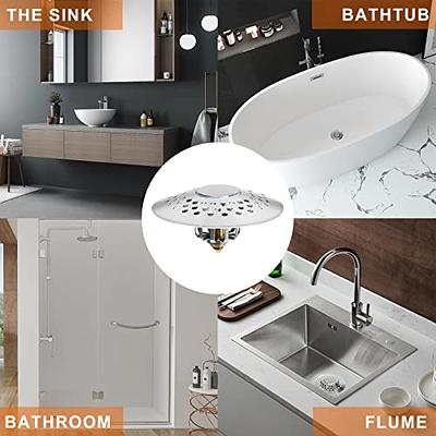 Universal Bathtub Stopper With Hair Catcher Upgraded Bathroom