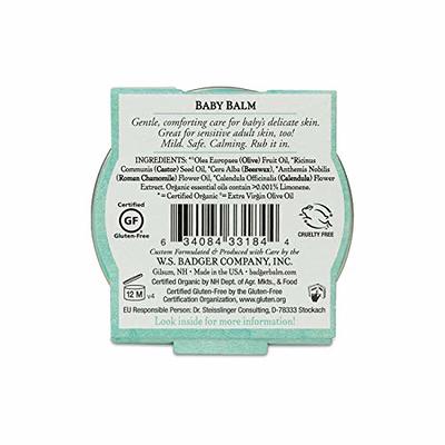 Soothing Baby Balm 2 oz, Great for Diaper rash, chafing and