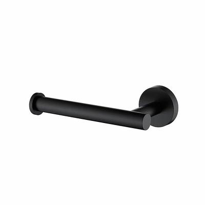 Single Roll Matte Black Toilet Paper Holder