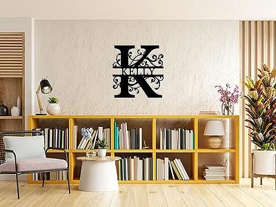 Monogram Vinyl Sticker - Custom Family Initials Name - Personalized Die Cut  Decal - TRADITIONAL