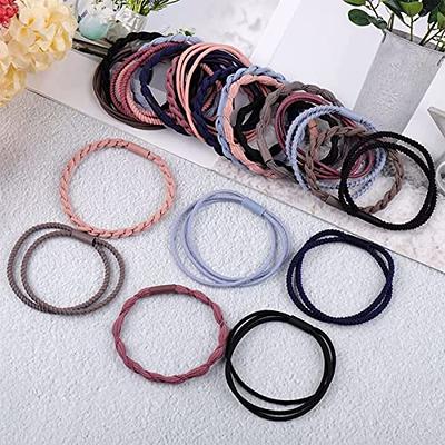 Seamless Hair Ties For Girls Hair Bands No Damage Ponytail - Temu