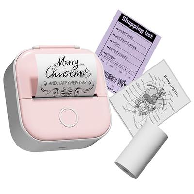 COLORWING Print Pod Mini Printer T02 Portable Mini Thermal Pocket Printer  with Rolls Paper, Inkless Bluetooth Sticker Maker Machine for Photo and  Notes, Compatible with phomemeo App, Pink - Yahoo Shopping