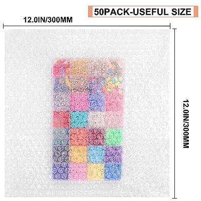 100 Pcs Clear Bubble Pouches Bags Protective Bubble Pouch Double Walled  Cushioning Bags Thickening Shockproof Foam Bags for Shipping,Storage and