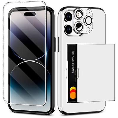 for iPhone 14 Pro Max Case Full-Body Built-in Kickstand Slide Camera Cover