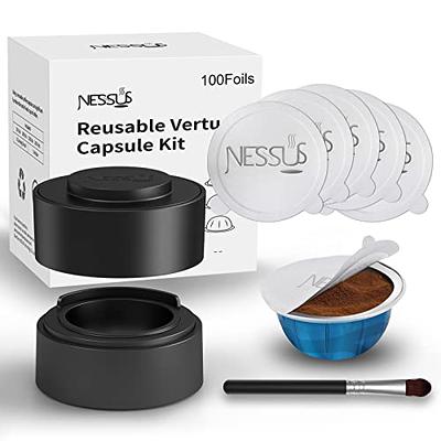 Stainless Steel Reusable Refillable Coffee Pod Capsules Kit For Nespresso  Vertuo