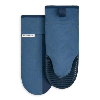 KitchenAid Oven mitts Blue - Blue Velvet & White Gingham Oven Mitt