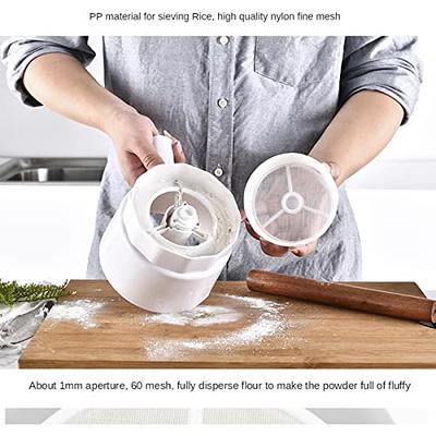 1L Handheld Electric Flour Sieve Icing Sugar Powder Stainless