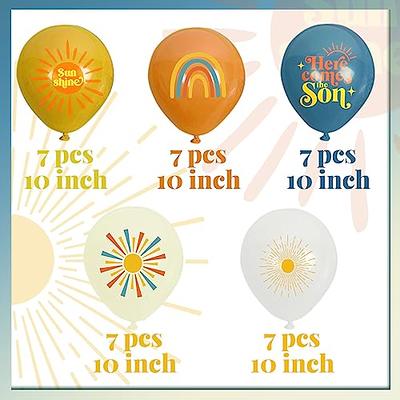 Here Comes The Son Baby Shower Decorations,35pcs Boho First Trip Around The  Sun Balloon,Sunshine Party Retro Latex Balloons for You are My Sunshine  Baby Shower Decoration Supplies - Yahoo Shopping